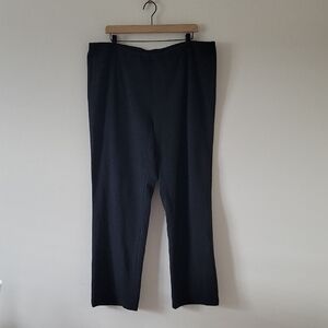 Eileen Fisher Charcoal Pull-on Ponte Pants Size 20W